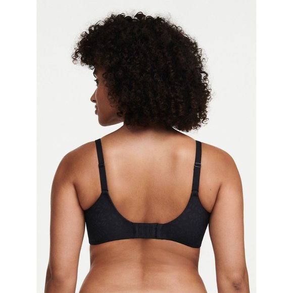 🆕CHANTELLE Comfort Chic Back Shaping Minimizer Underwire Bra Black 40DDD #18J2 - Picture 4 of 9